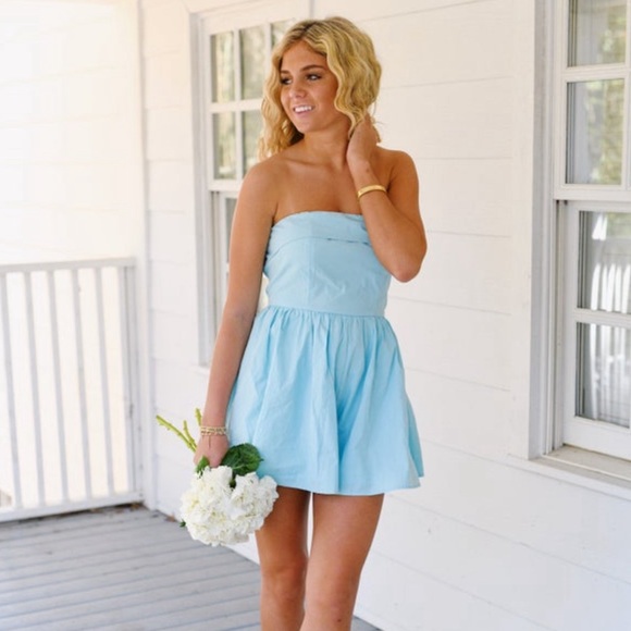 Blue Romper - Picture 1 of 2